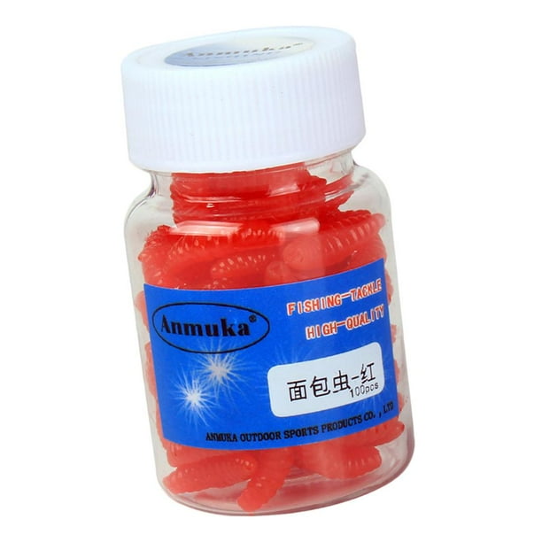 Señuelos de pesca Cola Cebos blandos Artificiales rojo Señuelo de pesca suave