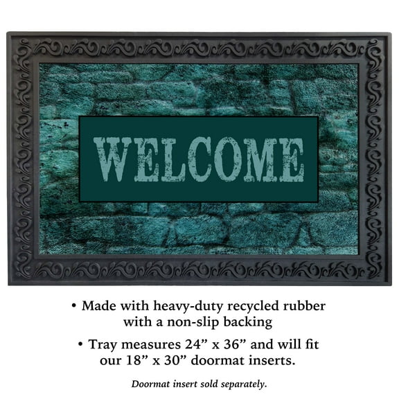 Ashton 24" x 36" Rubber Doormat Tray