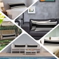 thumbnail image 6 of Black Vintage Long Body Pillow Covers, Geometric Stripes Simple Lines Soft Breathable Throw Pillow Cases with Invisible Zipper, Decorative Pillowcase Pillows Protectors for Sofa Bed Couch 20"x60", 6 of 9