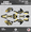 Gold, variant on Kalair GFX Graphics Kit for Honda CRF150R (2007-2023) Evo Series