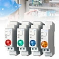 Din Rail Mount Led Signal Lamp Series Ac/Dc 24V Indication Pilot Lights
