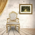 thumbnail image 3 of Guion, William 14x11 Gold Ornate Wood Framed with Double Matting Museum Art Print Titled - Evergreen Alley, 3 of 4