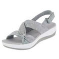 thumbnail image 2 of Sandalias Plataforma Baja para Mujer Con Lazo Antideslizante Cómodo La Playa Verano, 2 of 9