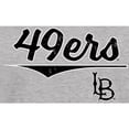 thumbnail image 2 of Men's Ash Cal State Long Beach The Beach American Classic T-Shirt, 2 of 2