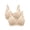 Nude/Nude, variant on Women's Bestform 5006715 Satin Trim Wireless Cotton Unlined Cup Bra (Nude 36C)