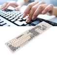 thumbnail image 3 of Teclas de teclado PBT, teclas de teclado mecánico 126 teclas de teclado mecánico Teclas de teclas Estándares líderes en la industria, 3 of 9