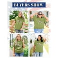 thumbnail image 7 of Anbech Christian Shirts Women Faith T Shirts Plus Size Graphic Shirts Oversized Short Sleeve Loose Tee, 7 of 7