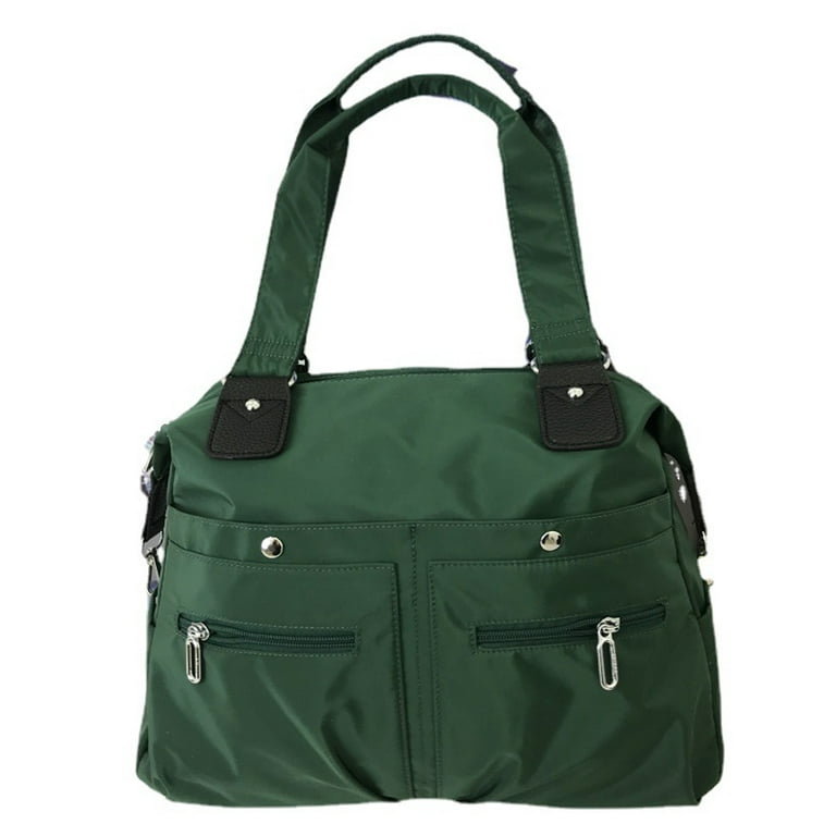 Green Large Multi-Strap Tote Bag