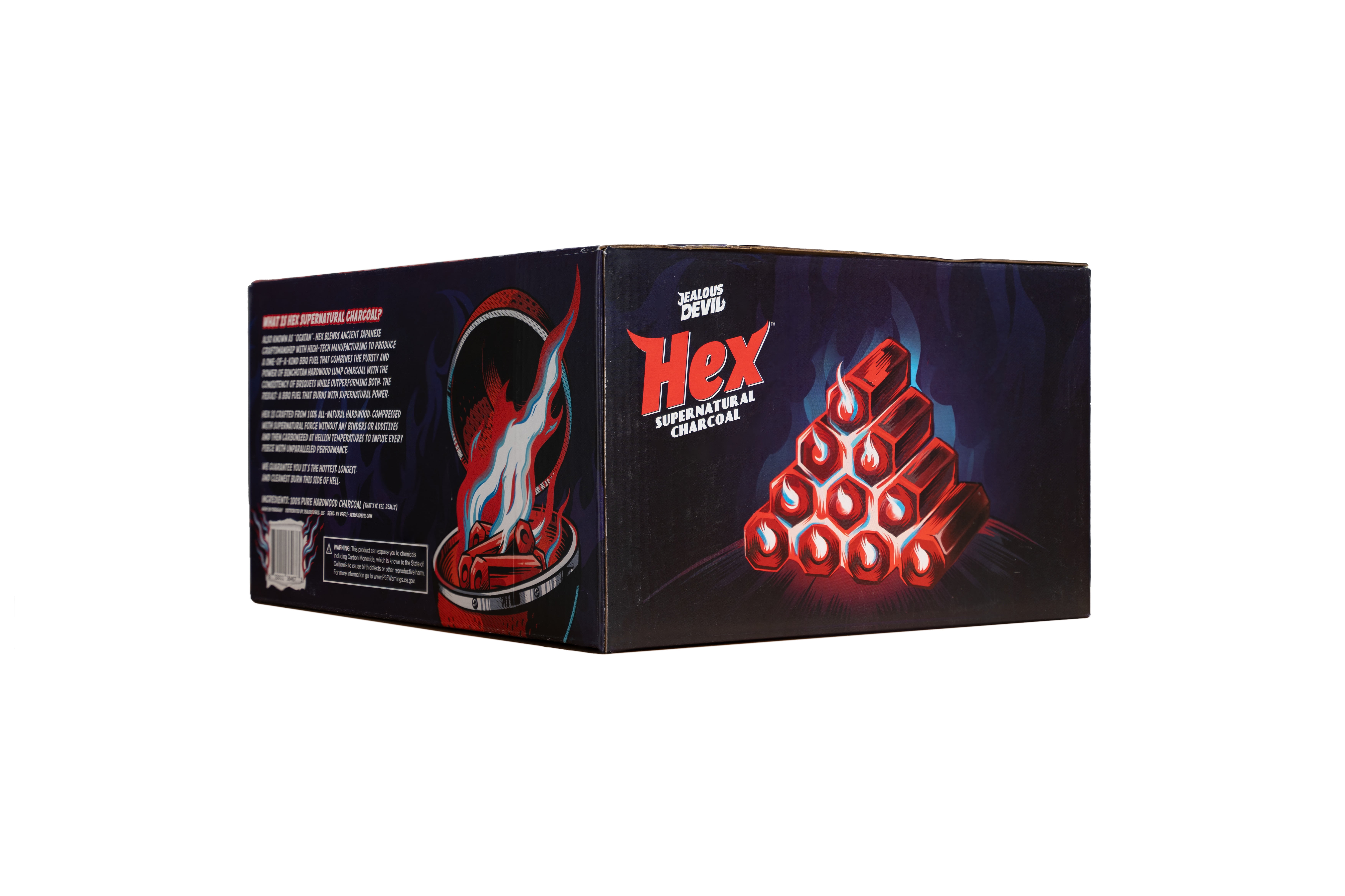 Jealous Devil HEX Charcoal 10 lbs - 100% Ultra High Heat Pure