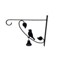 thumbnail image 1 of 1 soporte de pared con gancho de hierro para cesta colgante, ideal para jardín, valla, terraza o decoración de patio. B, 1 of 8