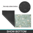 thumbnail image 6 of Pioneer Flower Floral Print Pattern Kitchen Rugs Sets Of 2, Anti Fatigue Non Slip Washable Floor Mats for Kitchen Sink Laundry, 17X30 Inch + 17X47 Inch, 6 of 6