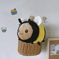 thumbnail image 5 of Juguetes de peluche de abejorro, linda almohada de peluche de abeja, juguetes de peluche de abeja, decoración del hogar de regalo para niños (11,1 pulgadas), 5 of 5