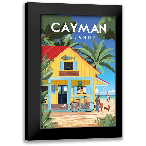 Escalante, Omar 11x14 Black Modern Framed Museum Art Print Titled - Cayman Islands