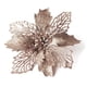thumbnail image 5 of 10 piezas de flores de Pascua con purpurina navideña, decoración navideña, flores artificiales reutilizables, 5 of 7