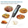 thumbnail image 6 of XYKA Thermapen Meat For Cooking Instant Read Food With Foldable Probe Backlight And For Deep Fry BBQ Grill And Roast Turkey Lightweight and Compact in Size, 6 of 6