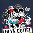 thumbnail image 3 of Mickey & Friends - Mickey Minnie Hi Ya Cutie - Toddler And Youth Short Sleeve Graphic T-Shirt, 3 of 5