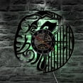 thumbnail image 1 of Awdenio Vinyl Record Wall Clock Retro Wall Clock Led Night Light Wall Clock, 1 of 1