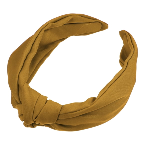 Diademas anudadas, diadema para mujer, aro para el cabello para todo tipo de cabello, accesorios para el cabello, amarillo