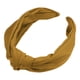 thumbnail image 1 of Diademas anudadas, diadema para mujer, aro para el cabello para todo tipo de cabello, accesorios para el cabello, amarillo, 1 of 7