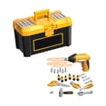 thumbnail image 3 of Juego de herramientas para niños Strade Fareast Limited 35 piezas taladro de juguete electrónico amarillo, 3 of 8