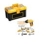 thumbnail image 3 of Taladro electrónico de juguete de 35 piezas para niños de 3 a 5 años. amarillo, 3 of 9