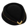 thumbnail image 4 of Boina de azafata, gorro de azafata, gorra de azafata, boina de uniforme para mujer, gorro de azafata, gorro de azafata, 4 of 8