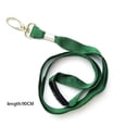 thumbnail image 2 of Convenient Safety Break Length 90 Cm ID Pass Card Badge Metal Clip Plain Lanyard Lobster ID Card Pass Holder Lanyard Neck Strap WHITE, 2 of 7