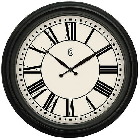 Geneva Decor  Clocks  24 Plastic Wall  Clock  Matte 