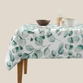 thumbnail image 2 of Watercolor Leaves Tablecloth 60"x60" Inch Square, Durable Table Cover for Kitchen Dining Room, Holiday Tablecloth for Party Dinner, 2 of 4