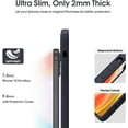 thumbnail image 4 of Liquid Silicone Case for iPhone 12 Pro Max, [Camera Protection] [Anti Fingerprint] [Wireless Charging] 4 Layer Phone Case Protective Cover, Built-in Microfiber Case Cover, 6.7", Black, 4 of 14