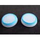 thumbnail image 2 of Tapa de joystick SZLG blanco-azul, paquete de 2, agarre de silicona, 2 of 2