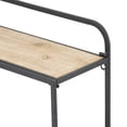thumbnail image 6 of A&B Home Three Tier Wood Wall Shelf - Black, Natural Finish, 6 of 6