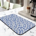 thumbnail image 2 of Floral Daisy Coffee Bar Mat, 18x24+19.5x12in Absorbent Drying Pad, Boho Vintage Yellow Flower Kitchen Counter Mat for Coffee Maker and Dish Rack, 2 of 6