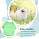 thumbnail image 4 of Chaleco para cachorros Methold Ropa para perros Sudadera sin hebillas Verde SG, 4 of 6