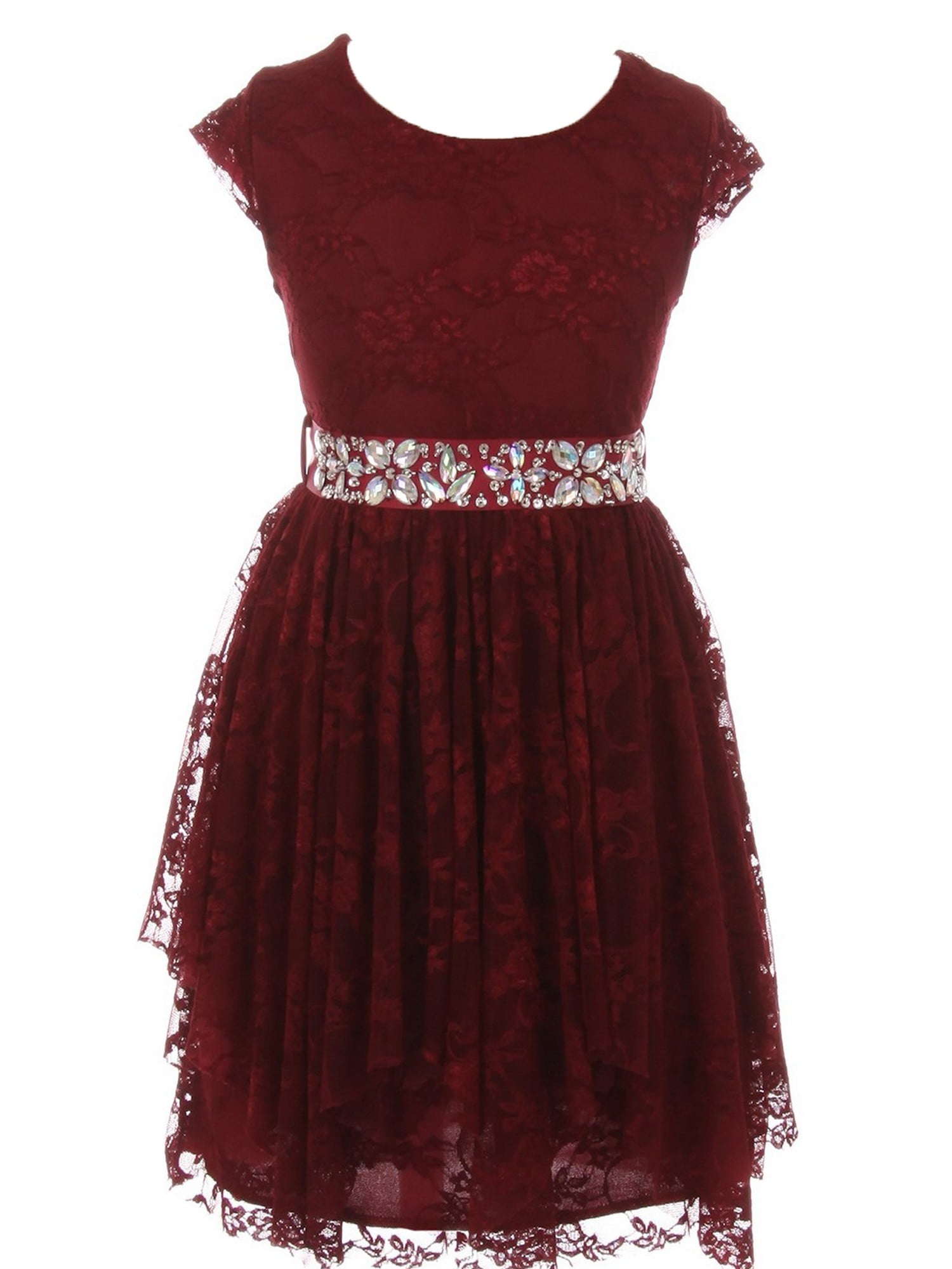 burgundy dress walmart