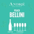 thumbnail image 5 of Andre Peach Bellini Sparkling Wine Cocktail, 750ml Bottle, 5 of 5