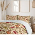 thumbnail image 6 of Ambesonne Rowan Duvet Cover Set, Fall Themed Mixed Pattern, 2-Calking, Multicolor, 6 of 7