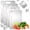 M:13.38IN*9.05IN, variant on Katori Titanium Board for Kitchen, Pure Titanium Chopping Board, Double Sided Grade Boards, Hygienic & Durable, Dishwasher Safe, Ideal for Meat, Vegetables & Fruits (L)