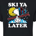 thumbnail image 3 of Peanuts - Ski Ya Later - Juniors Cropped Cotton Blend T-Shirt, 3 of 6