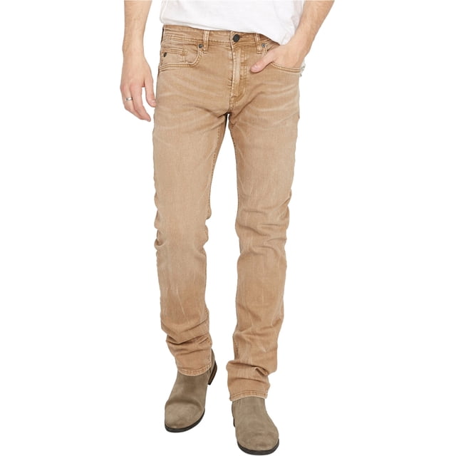 Buffalo David Bitton Jeans Homme Six-X Jambe Droite, Beige, 36W x 30L