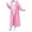 Pink, variant on MuXi Women's Full Length Raincoat Hooded Anorak Windproof Outdoor Poncho Suit For Adults Heavy Duty (Purple,M)