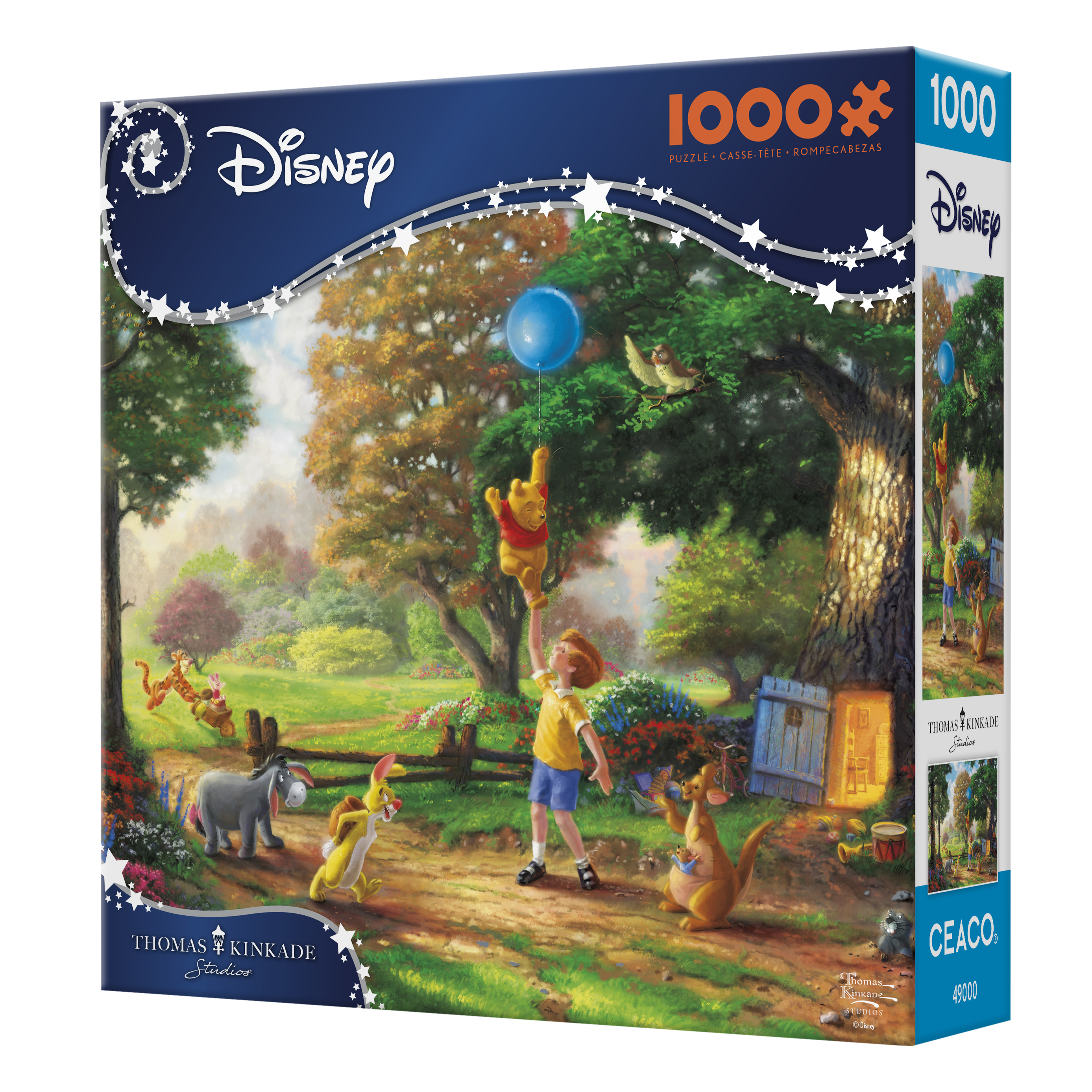 Ceaco 1000 Piece Winnie the Pooh II Interlocking Jigsaw Puzzle