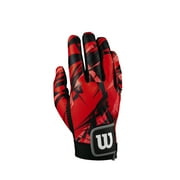 Wilson Clutch Racquetball Right Hand Glove, Red/Black, Extra Small
