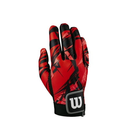 Wilson Clutch Racquetball Right Hand Glove, Red/Black, Extra Small
