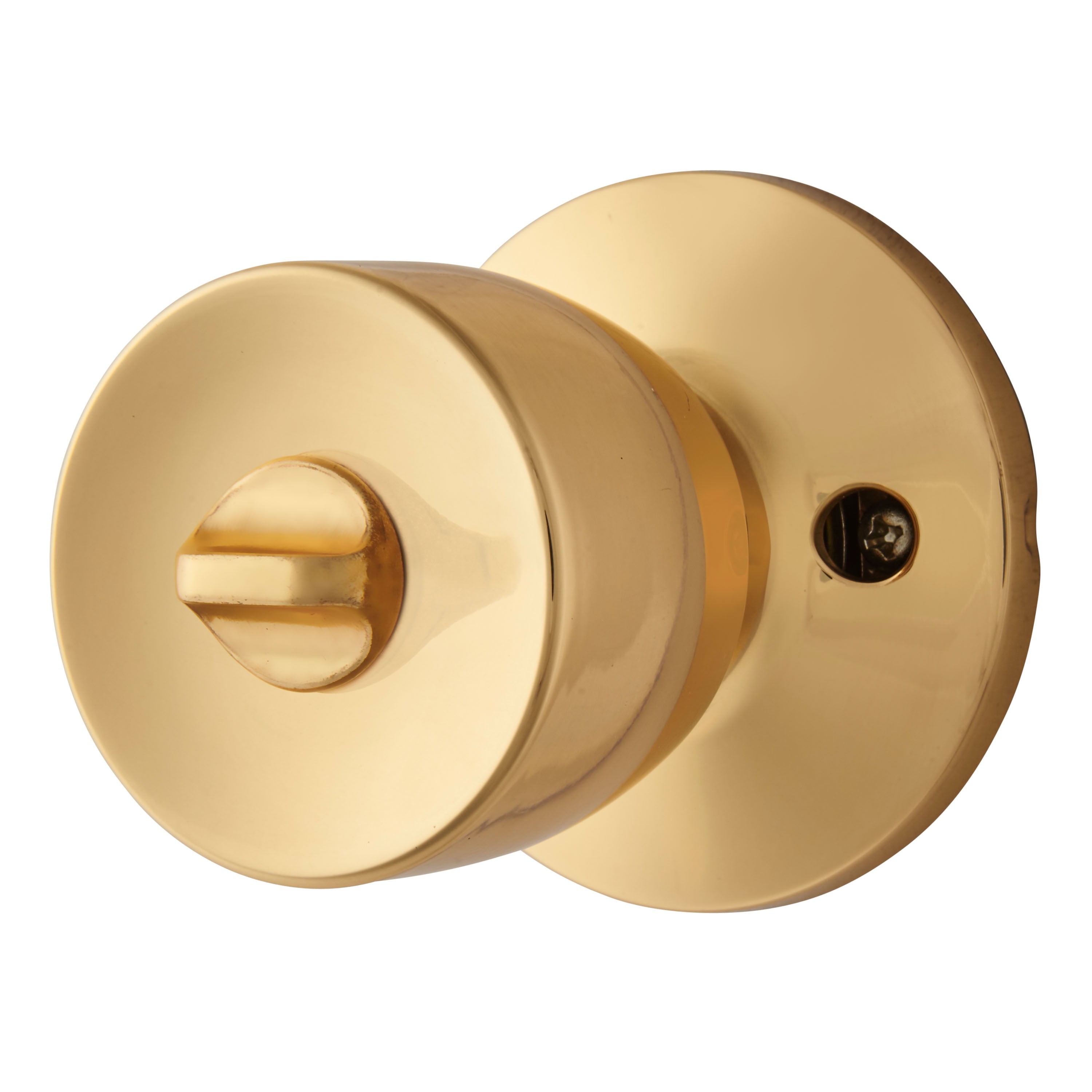Brinks Keyed Entry Polished Brass Tulip Doorknob and Deadbolt Combo Twin Pack
