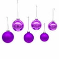 thumbnail image 2 of Kurt S. Adler Shiny and Matte Purple Balls, 20 Piece Ornament Set, 60-80MM, 2 of 4