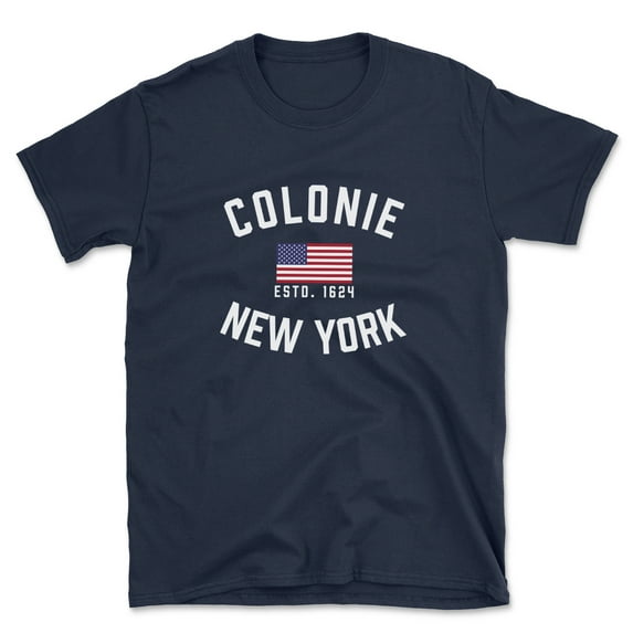 Colonie New York Patriot Men's Cotton T-Shirt