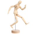 thumbnail image 1 of LEEYNEER Human Body Model For Kids Drawing Mannequin Wood 1 Set, 1 of 8