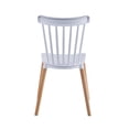 thumbnail image 4 of 4 Sillas de comedor French modernas y minimalsitas con patas de madera - Midtown concept blanco Midtown Concept Sillas French, 4 of 5