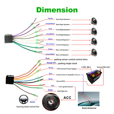 How To Install A Car Stereo System Wiring Diagram from i5.walmartimages.com